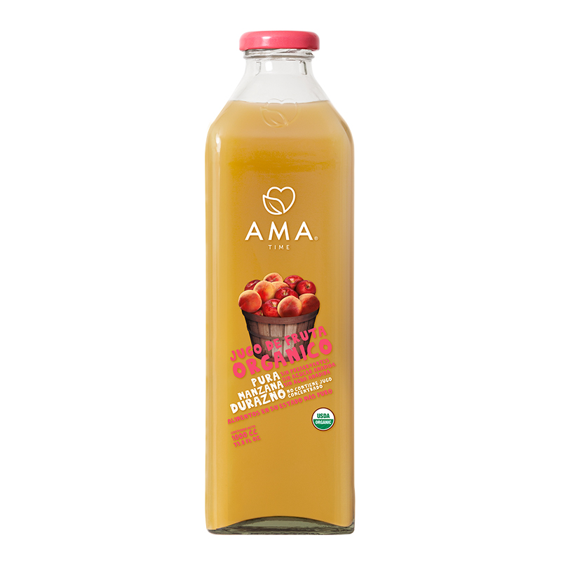 AMATIME 有(yǒu)機(jī)桃子(zǐ)蘋果汁1000ml